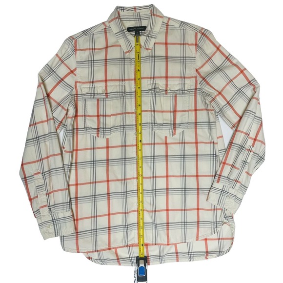 Banana Republic Women's Lg. Sleeve Button-up Shirt, Multicolor Plaid, Size Small - Picture 7 of 10